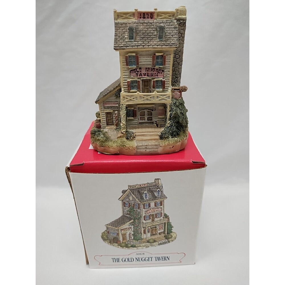 The Americana Collection The Gold Nugget Tavern Ceramic Figure 3"